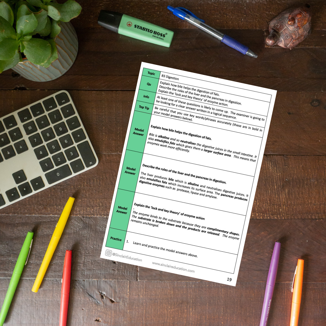 AQA Model Answer Booklets